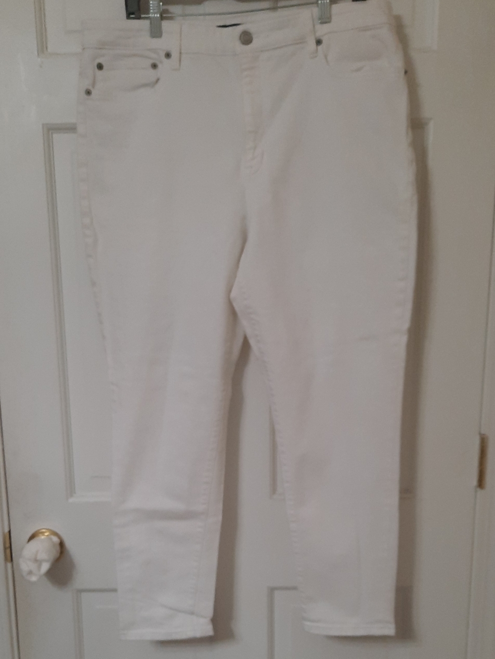Lauren Ralph Lauren White Skinny Jeans